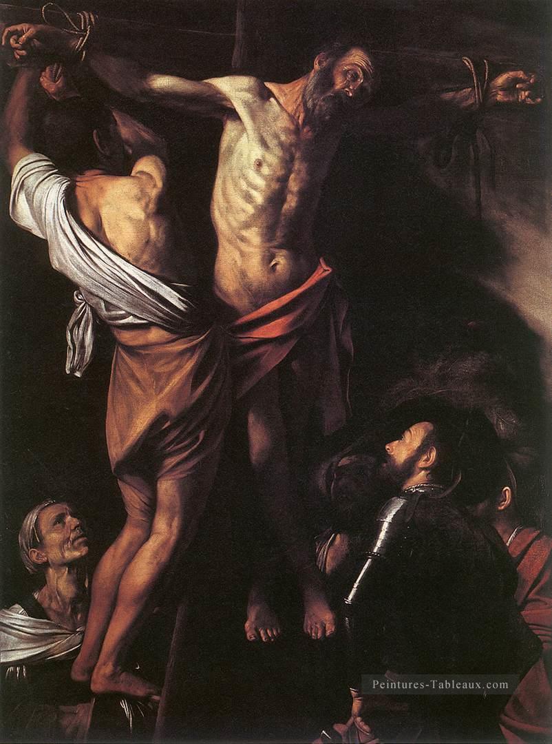La Crucifixion de St Andrew Caravaggio Peintures à l'huile